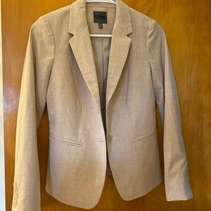 Tan tailored blazer